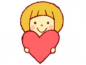 ハートをもつ少女