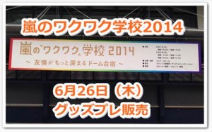 ワクワク学校2014東京ドームプレ販売初日グッズ販売・待ち時間は？【twitter情報】