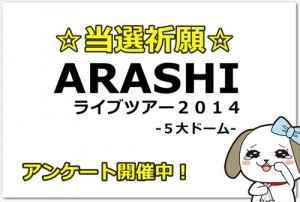 嵐ライブツアー2014当落！結果と当選確率は？【アンケート】