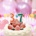 37歳の誕生日バースデーケーキ